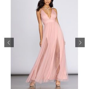Blush pink Maxi gown